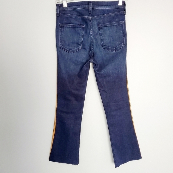 Veronica Beard Carolyn Tuxedo Stripe Jeans - Picture 3 of 6